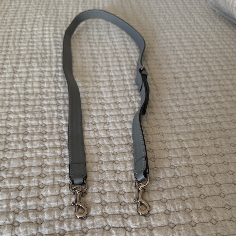 Authentic Gucci Gray Adjustable Bag Strap